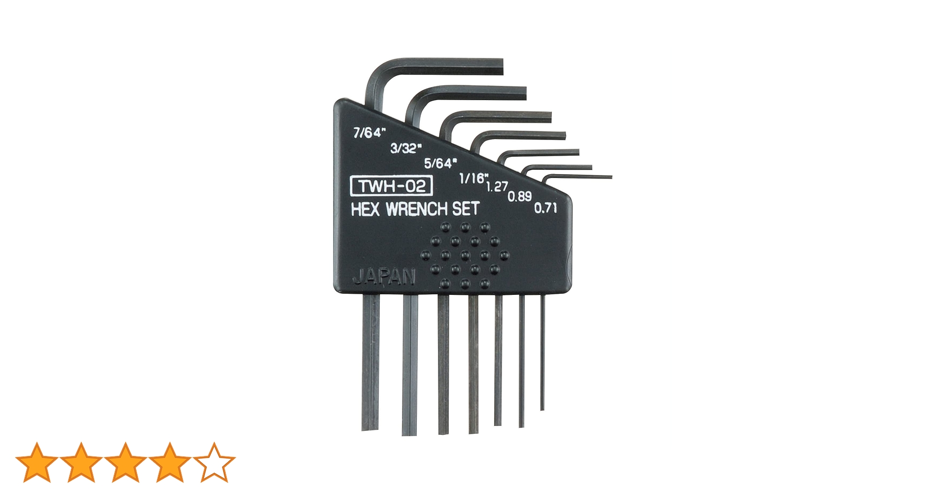Amazon | ENGINEER エンジニア 六角レンチセット インチサイズ 7